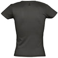 Dark Grey - Back - SOLS Womens-Ladies Miss Short Sleeve T-Shirt
