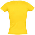 Gold - Back - SOLS Womens-Ladies Miss Short Sleeve T-Shirt