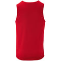 Red - Back - SOLS Mens Sporty Performance Tank Top