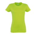 Apple Green - Front - SOLS Womens-Ladies Imperial Heavy Short Sleeve T-Shirt