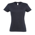 Navy - Front - SOLS Womens-Ladies Imperial Heavy Short Sleeve T-Shirt