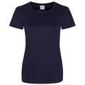 French Navy - Front - AWDis Just Cool Womens-Ladies Girlie Smooth T-Shirt