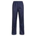 Navy - Front - Regatta Pro Mens Packaway Waterproof Breathable Overtrousers