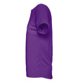 Dark Purple - Side - SOLS Mens Sporty Short Sleeve Performance T-Shirt
