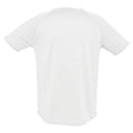 White - Back - SOLS Mens Sporty Short Sleeve Performance T-Shirt