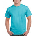 Lagoon Blue - Back - Gildan Mens Hammer Heavyweight T-Shirt