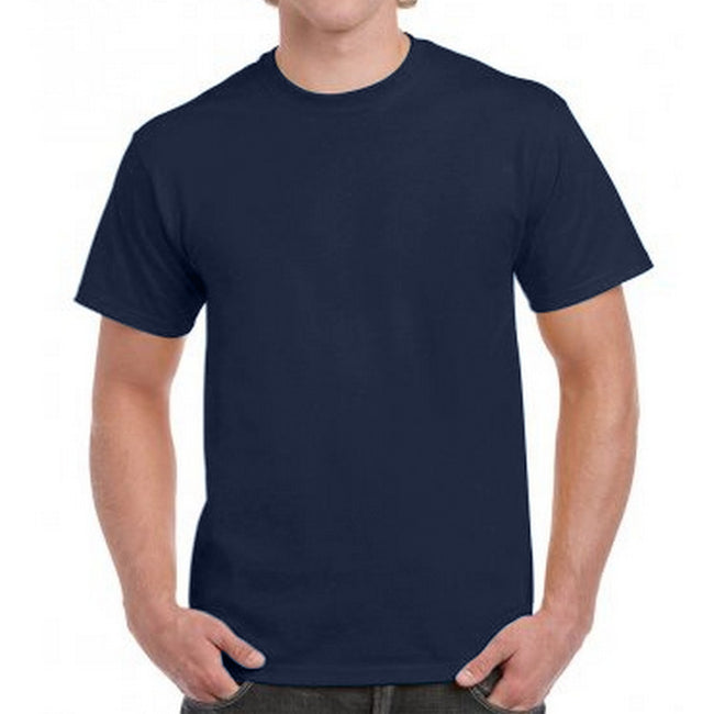 Sport Dark Navy - Back - Gildan Mens Hammer Heavyweight T-Shirt