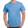 Flo Blue - Side - Gildan Mens Hammer Heavyweight T-Shirt