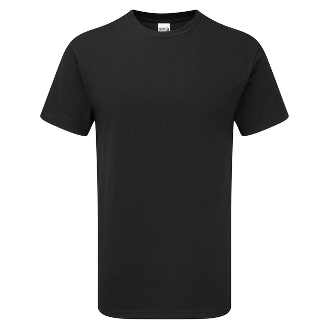 Black - Front - Gildan Mens Hammer Heavyweight T-Shirt
