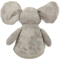 Grey - Back - Mumbles Zippie Elephant Toy