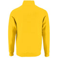 Gold - Back - SOLS Mens Stan Contrast Zip Neck Sweatshirt