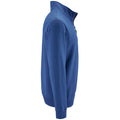 Royal Blue - Side - SOLS Mens Stan Contrast Zip Neck Sweatshirt
