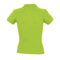 Apple Green - Pack Shot - SOLS Womens-Ladies People Pique Short Sleeve Cotton Polo Shirt