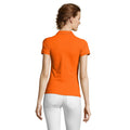 Orange - Lifestyle - SOLS Womens-Ladies People Pique Short Sleeve Cotton Polo Shirt