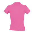 Orchid Pink - Pack Shot - SOLS Womens-Ladies People Pique Short Sleeve Cotton Polo Shirt