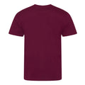 Burgundy - Back - Ecologie Mens Organic Cascades T-Shirt