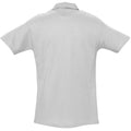 Ash - Back - SOLS Mens Spring II Short Sleeve Heavyweight Polo Shirt