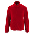Red - Front - SOLS Mens Norman Fleece Jacket