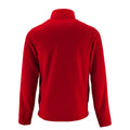 Red - Back - SOLS Mens Norman Fleece Jacket