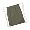 Olive Green - Front - Westford Mill EarthAware Organic Gymsac