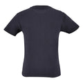 French Navy - Back - SOLS Childrens Kids Milo Organic T-Shirt