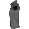 Dark Grey - Side - SOLS Womens-Ladies Prescott Short Sleeve Jersey Polo Shirt