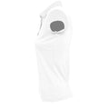 White - Side - SOLS Womens-Ladies Prescott Short Sleeve Jersey Polo Shirt