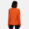 Magma Orange-Black - Side - Regatta Standout Womens-Ladies Ablaze Printable Soft Shell Jacket