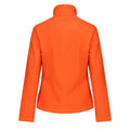 Magma Orange-Black - Lifestyle - Regatta Standout Womens-Ladies Ablaze Printable Soft Shell Jacket