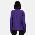 Purple-Black - Side - Regatta Standout Womens-Ladies Ablaze Printable Soft Shell Jacket