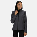 Seal Grey-Black - Back - Regatta Standout Womens-Ladies Ablaze Printable Soft Shell Jacket
