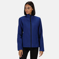 Royal Blue-Black - Back - Regatta Standout Womens-Ladies Ablaze Printable Soft Shell Jacket