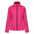 Hot Pink-Black - Front - Regatta Standout Womens-Ladies Ablaze Printable Soft Shell Jacket