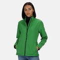 Extreme Green-Black - Back - Regatta Standout Womens-Ladies Ablaze Printable Soft Shell Jacket