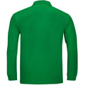 Kelly - Back - SOLS Mens Winter II Long Sleeve Pique Cotton Polo Shirt