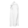 White - Side - SOLS Mens Brighton Long Sleeve Fitted Work Shirt