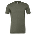 Military Green - Front - Bella + Canvas Adults Unisex Heather CVC T-Shirt