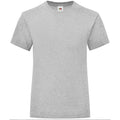 Heather Grey - Front - Fruit Of The Loom Girls Iconic T-Shirt