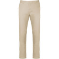 Beige - Front - Kariban Mens Chino Trousers