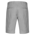 Fine Grey - Back - Kariban Mens Chino Bermuda Shorts