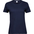 Navy - Front - Tee Jays Womens-Ladies Sof T-Shirt