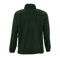 Forest Green - Back - SOLS Mens North Full Zip Outdoor Fleece Jacket