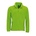 Lime - Front - SOLS Mens North Full Zip Outdoor Fleece Jacket