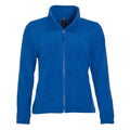 Royal Blue - Front - SOLS Womens-Ladies North Full Zip Fleece Jacket
