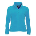 Aqua - Front - SOLS Womens-Ladies North Full Zip Fleece Jacket