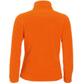 Orange - Back - SOLS Womens-Ladies North Full Zip Fleece Jacket
