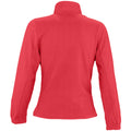 Red - Back - SOLS Womens-Ladies North Full Zip Fleece Jacket