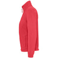 Red - Side - SOLS Womens-Ladies North Full Zip Fleece Jacket