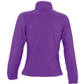 Dark Purple - Back - SOLS Womens-Ladies North Full Zip Fleece Jacket