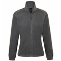 Grey Marl - Front - SOLS Womens-Ladies North Full Zip Fleece Jacket